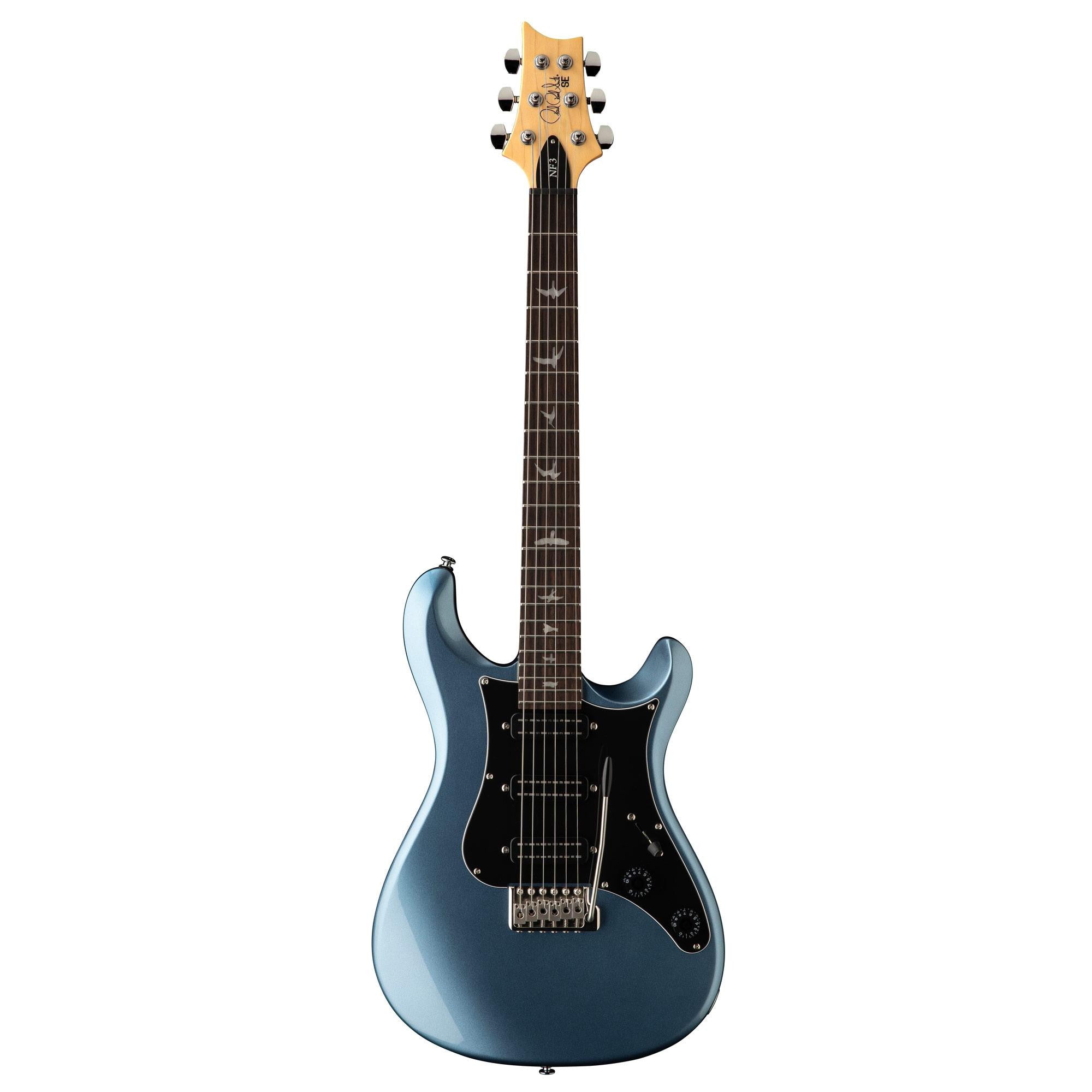 PRS Guitars SE NF3 Electric Guitar with Rosewood Fingerboard, Ice Blue Metallic